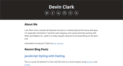 Desktop Screenshot of devin-clark.com